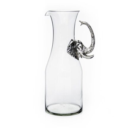 Pewter Elephant Handle Jug